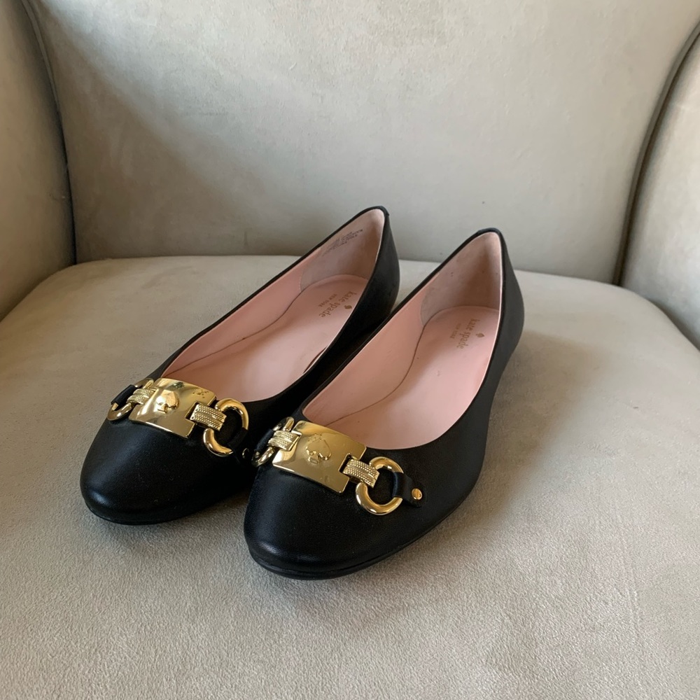 Kate Spade (Phoebe) black ballet flats